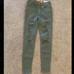 American Eagle hi-rise jeggings